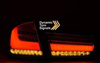 BMW F30 11-15 LED baglygter RØD LED BAR SEQ