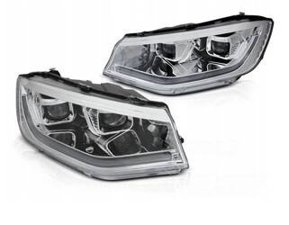 LED-forlygter krom DRL-lygter til VW Caddy 20-