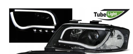 Audi A6 forlygter efter FL BLACK LIGH