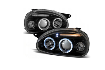 Lygter Opel Corsa B 93-00 Ringi Sort glasdiffusor