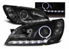 Lexus IS-lamper 98-05 h7 sorte led-linser