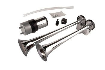 Høj hornfanfare dobbelt trompet kromkompressor som en TIR