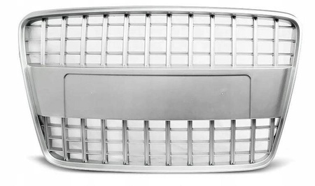 Frontgrill sport sølv til Audi Q7 2005-2009