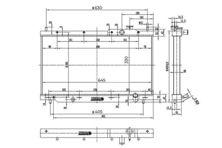Sportsvandkøler Honda Civic 88-91 TurboWorks