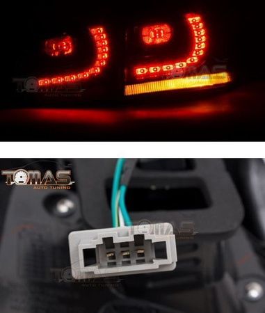 LED-baglygter VW GOLF 6 VI LED FK Smoke