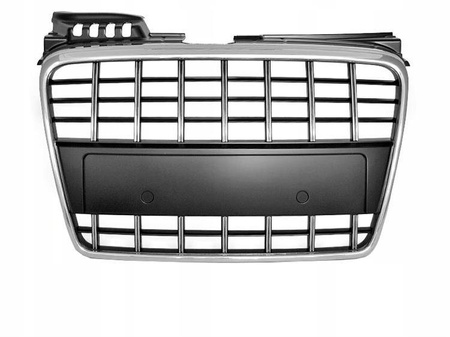 Grill Audi A4 B7 04-08 S8 Look Krom Sort