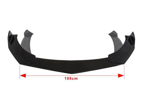 Universal splitter forkofanger spoiler 3-delt