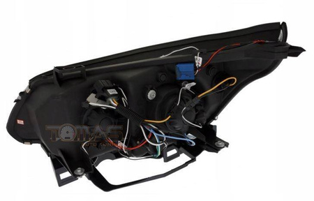 Forlygter Forlygter BMW E60/E61 BLACK RINGI