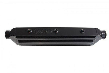 Intercooler TurboWorks 550x140x65 2,25" BAR OG PLADE Sort