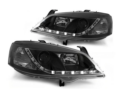 FORLYGTER OPEL ASTRA G 97-04 DAGSLYS SORT