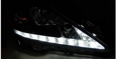Forlygter forlygter Lexus IS 06-13 DRL SORT