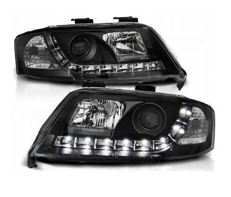 Audi A6 forlygter Sort DAGSLYS