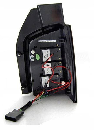 Vw T5 10-15 sort fuld led dts-lygter