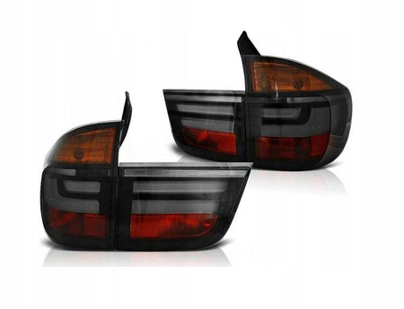 Bmw X5 E70 07-10 røgfarvede led lci look-lygter