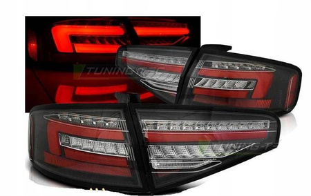 Audi A4 B8 12-15 sedan sorte dts LED-lamper